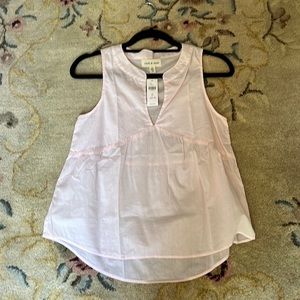 NWT Anthropologie Cloth and Stone pink top XS